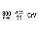 Ножницы для арматурной сетки до 11 мм YATO YT-18400, 800 мм, CrV фото 4
