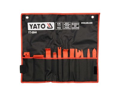 Набір інструментів для розбирання салону автомобіля YATO YT-0844, 11 пр. фото