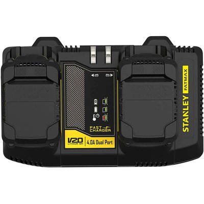 Stanley FatMax SFMCB24 зарядное устройство на два порта 18В, зарядный ток 4А фото