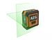 Нивелир профессиональный зеленый AEG CLG220-B, до 20 м, 2 x AA фото 2