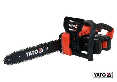 Пила ланцюгова акумуляторна YATO YT-82812, 36 В, 2 Аг (2), шина 35см фото