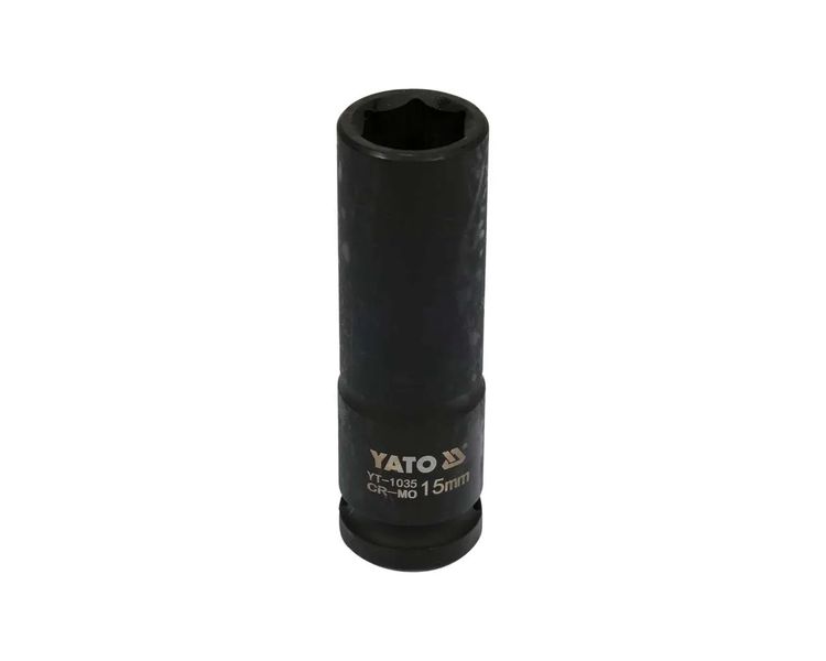 Ударная головка удлиненная М15 YATO YT-1035, 1/2", 78 мм, CrMo фото