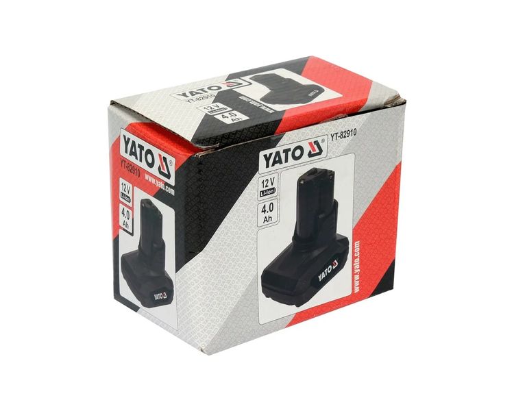 Аккумулятор 12В YATO YT-82910, емкость 4Ач, Li-ion фото