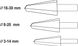 Набір конусних безступінчастих свердл YATO YT-44730, 3-14, 8-20, 16-30 мм, 3 шт фото 6