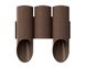 Ограждение для клумбы декоративное коричневая Cellfast MAXI 34-011, 135х210 мм, 10 шт фото 1