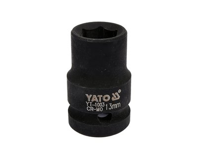 Головка ударная М13 шестигранная YATO YT-1003, 1/2", 39 мм фото