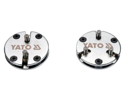 Адаптери для втискання гальмівних поршнів YATO YT-06809, 2 та 3 штирьові, 3/8", 2 шт фото