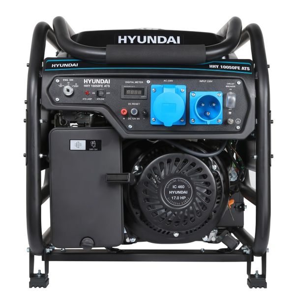 Генератор бензиновый HYUNDAI HHY 10050FE ATS, 8.0 кВт, 230 В, бак 25 л (автозапуск) фото