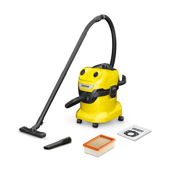 Karcher WD WD 4 V-20/5/22 (1.628-209.0), 1000 Вт, 20 л, сухе/вологе фото