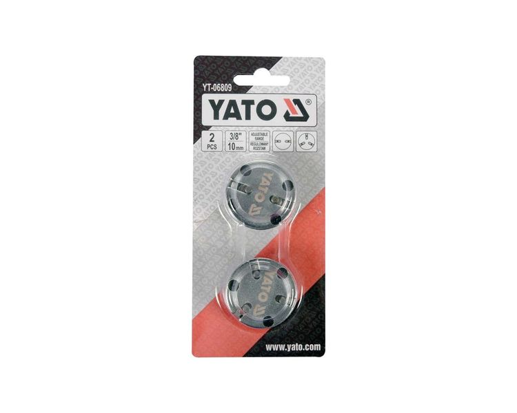Адаптеры для вжатия тормозных поршней YATO YT-06809, 2 и 3 штыревые, 3/8", 2 шт фото