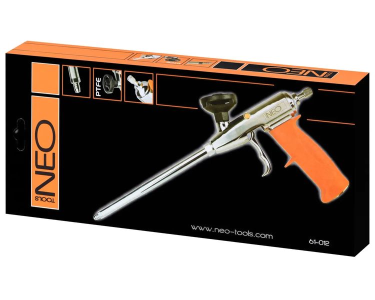 Пистолет для монтажной пены хромированный NEO TOOLS 61-012 фото