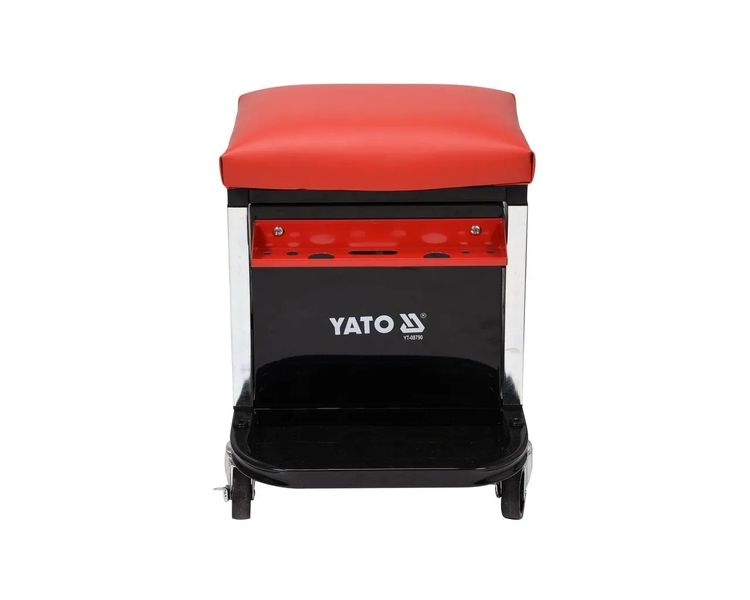 Табурет на колесах с двумя ящиками YATO YT-08790, до 150 кг фото