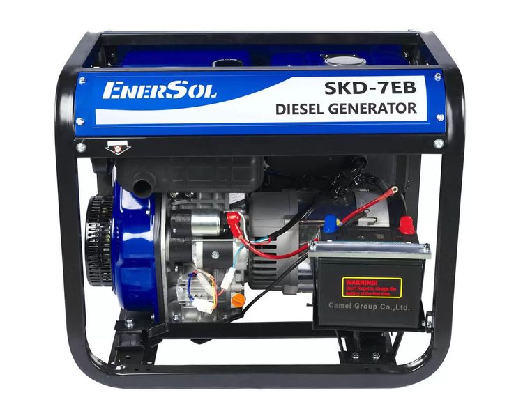 Генератор дизельный 6.5 кВт EnerSol SKD-7EB, 230В, электростартер фото
