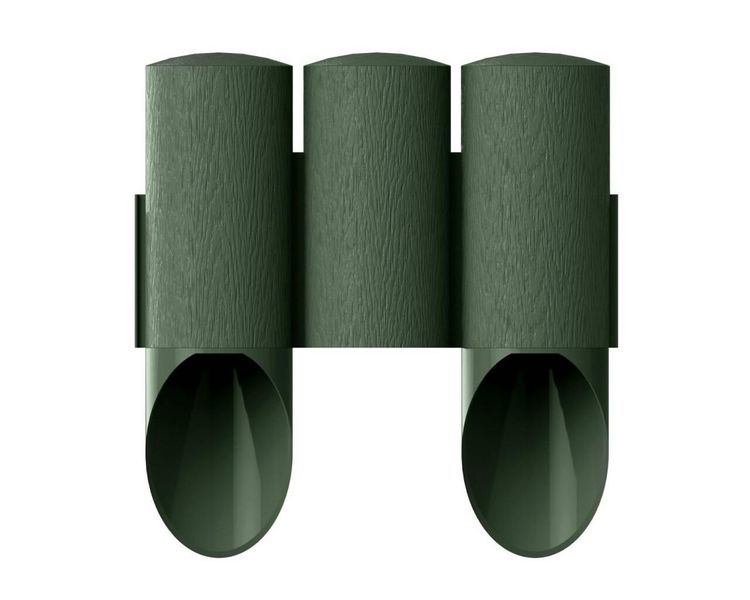 Огорожа для клумби декоративна зелена Cellfast MAXI 34-012, 135х210 мм, 10 шт фото