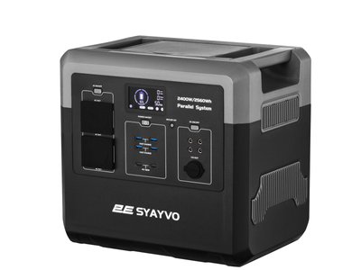 Аккумуляторная электростанция 2400 Вт 2E-PPS24256 SYAYVO, аккумулятор LiFePO4 2560 Вт/ч, WiFi, Bluetooth фото