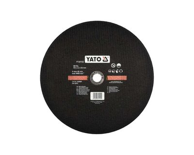 Диск по металу 355 мм для монтажної пили YATO YT-61132, 25.4х3.2 мм фото