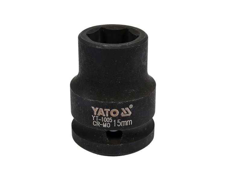 Головка ударная М15 шестигранная YATO YT-1005, 1/2", 39 мм фото