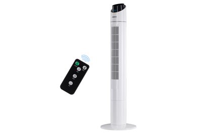Вентилятор колонний 110 см Ardesto FNT-R44X1W, 50 Вт, 3 швидкості, 3 режими, обертання, таймер фото