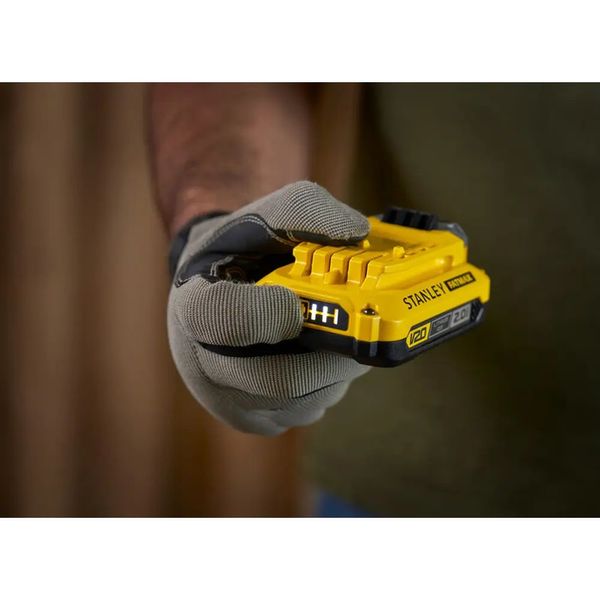 Stanley FatMax SFMCB12D2 два акумулятори 2 Аг + зарядний пристрій, 18В фото