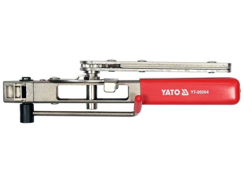 Щипці храпові для натягування стрічкових хомутів YATO YT-06064, стрічка до 10 мм фото