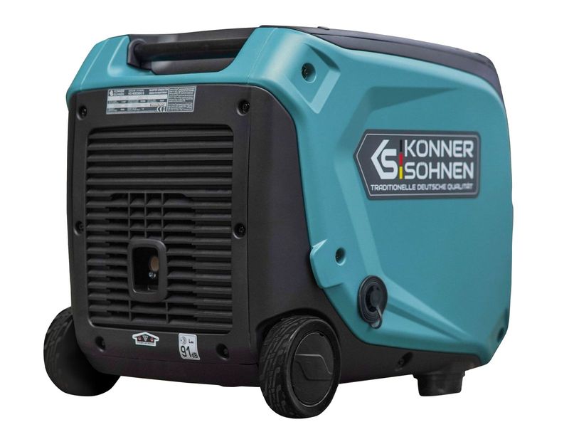 Инверторный генератор газ-бензин 4 кВт Könner & Söhnen KS 4000iEG S, электростартер, 40 кг фото
