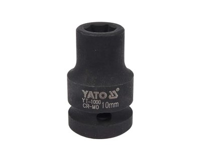 Головка ударна М10 шестигранна YATO YT-1000, 1/2", 39 мм фото