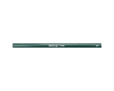 Олівець муляра зелений твердість H4 YATO, 245 мм х 12 мм, упак. 144 шт. фото