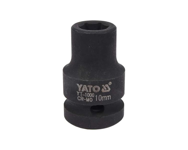 Головка ударная М10 шестигранная YATO YT-1000, 1/2", 39 мм фото