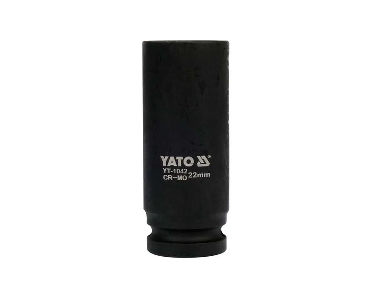Головка ударна подовжена М22 YATO YT-1042, 1/2", 78 мм, CrMo фото