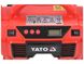 Компрессор автомобильный аккумуляторный YATO YT-23247, 18 В, 3 Ач, 1.1 МПа, 21 л/мин фото 5