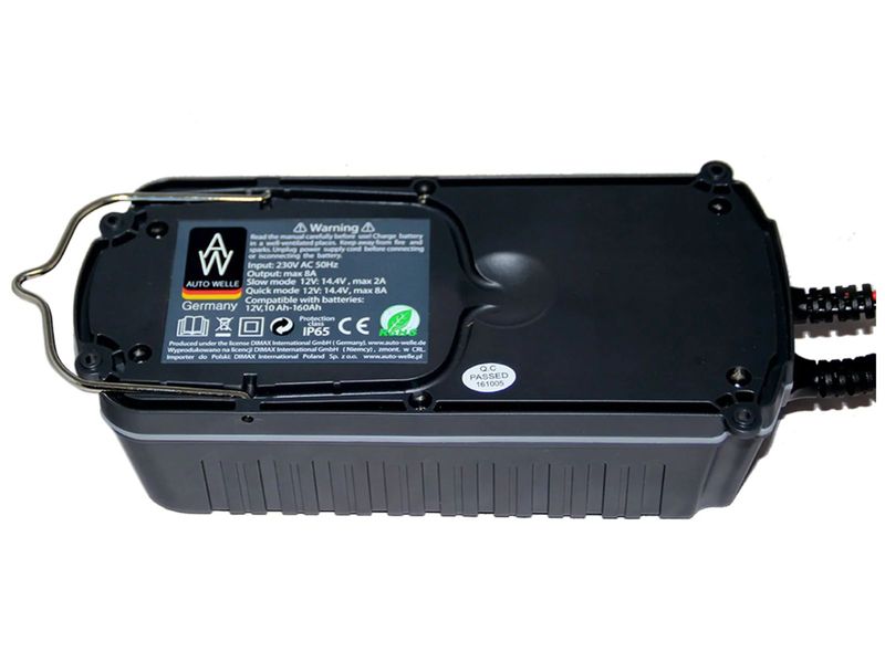 Зарядний пристрій для автомобільних акумуляторів автоматичний Könner & Söhnen AW05-1208, 12 В, 8 А фото