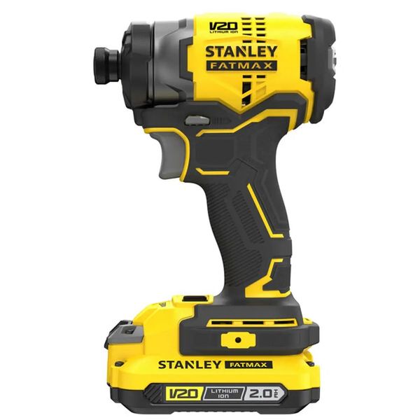 Stanley FatMax SFMCF820D2K гвинтоверт ударний безщітковий V20, 18В, 2 шт х 2 Аг, 190 Нм, 2900 об/хв фото