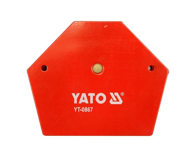 Струбцина магнітна  для зварювання YATO YT-0867, 30°/45°/60°/75°/90°/135°, 34 кг фото