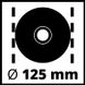 Шлифмашина угловая EINHELL TC-AG 125, 850 Вт, 125 мм, 11000 об/мин фото 7