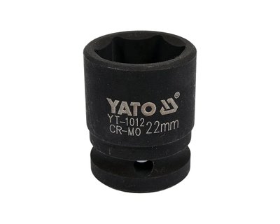 Головка ударна М22 шестигранна YATO YT-1012, 1/2", 39 мм фото