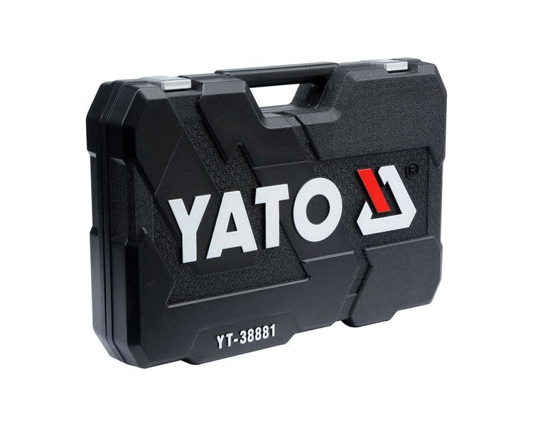 Набір інструментів YATO YT-38881, 1/2"-1/4"-3/8", М4-32 мм, 129 од фото