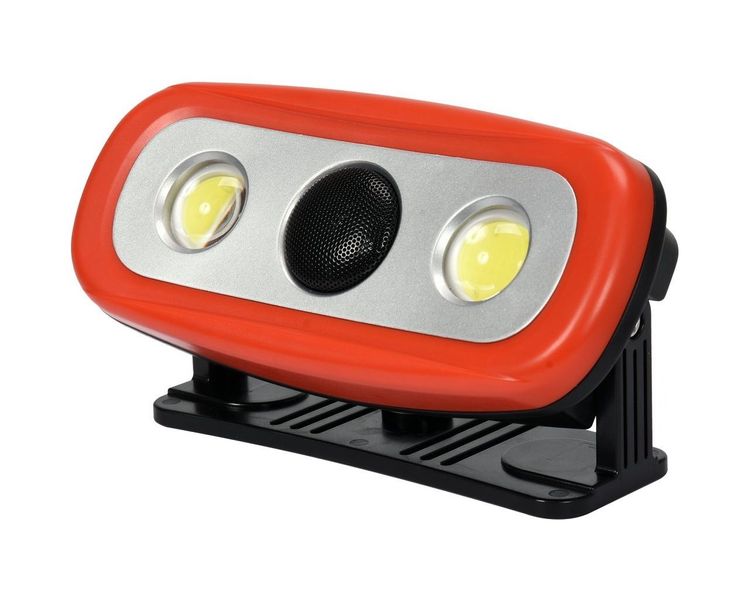 LED светильник аккумуляторный с bluetooth колонкой YATO YT-81808, 2х15 Вт фото