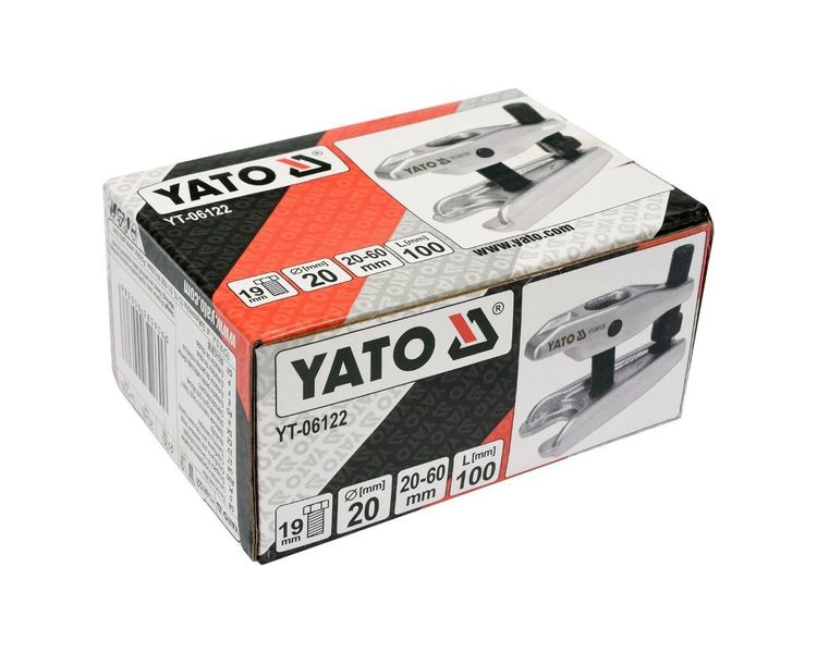 Съемник шаровых опор YATO YT-06122, М19 мм, вн. Ø 20 мм, 20-60 мм фото