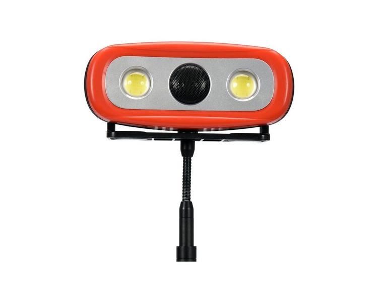 LED светильник аккумуляторный с bluetooth колонкой YATO YT-81808, 2х15 Вт фото