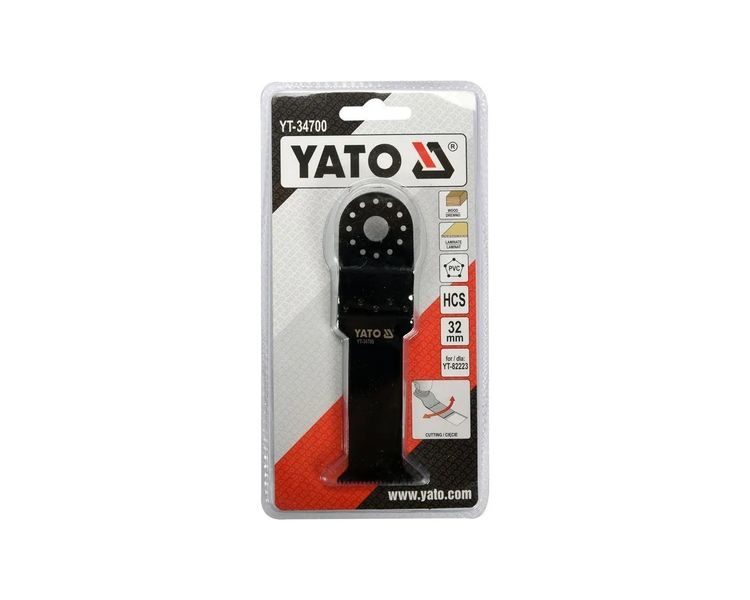 Пильне полотно для реноватора YATO YT-34700, ширина леза 32 мм, 120/68 мм, HCS фото