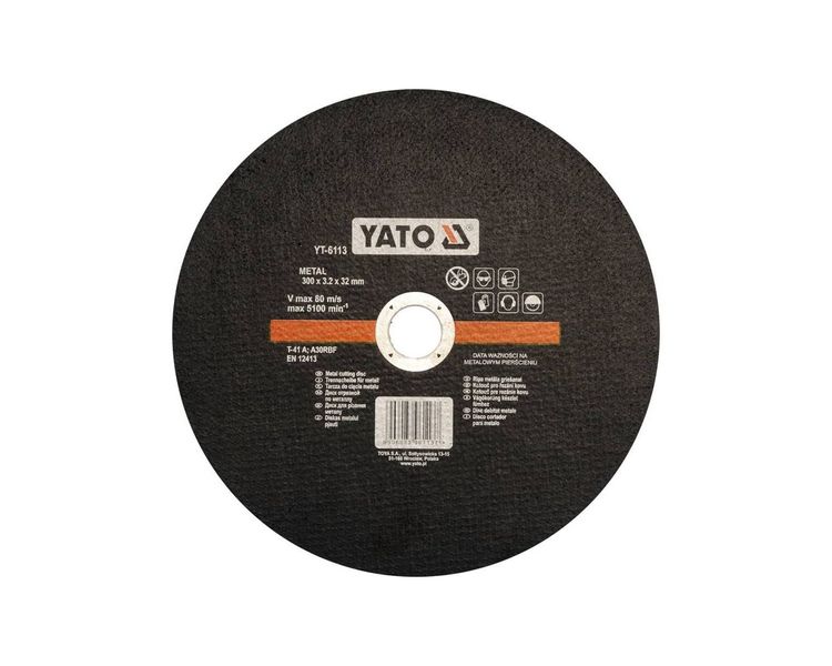 Диск по металлу для монтажной пилы 300 мм YATO YT-6113, 32х3.2 мм фото