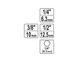 Набор адаптеров для головок HEX 1/4" - квадрат 1/4", 3/8", 1/2" YATO YT-04685, 3 шт фото 5