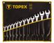 набор ключей гаечных комбинированных 13-32 мм TOPEX 35D758, 12 ед. фото 1