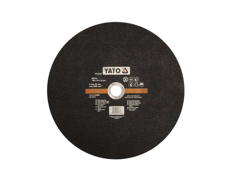Диск отрезной по металлу 400 мм YATO YT-6137, 32 х 4 мм фото
