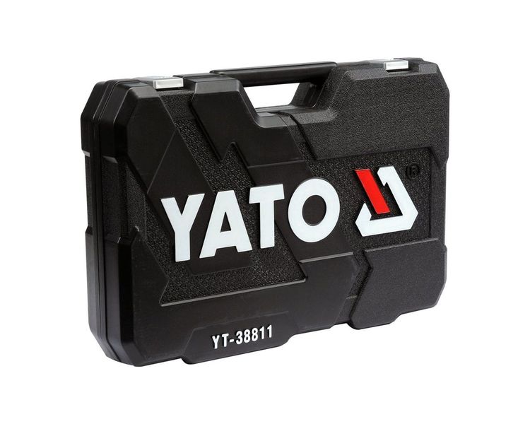 Набор инструментов YATO YT-38811, 1/2"-1/4"-3/8", М4-32 мм, 150 ед фото