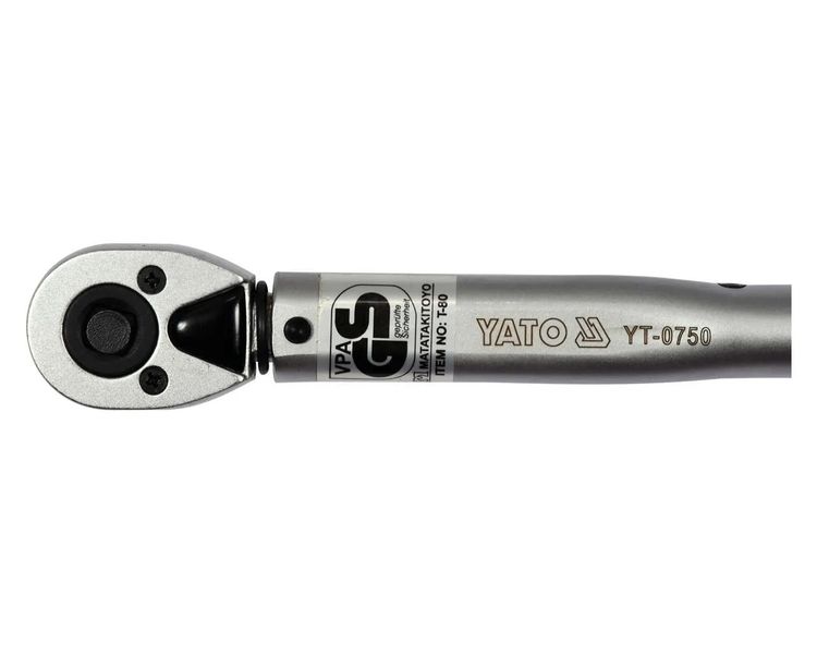 Ключ динамометрический YATO YT-0750, 3/8", 19-110 Нм, 360 мм фото