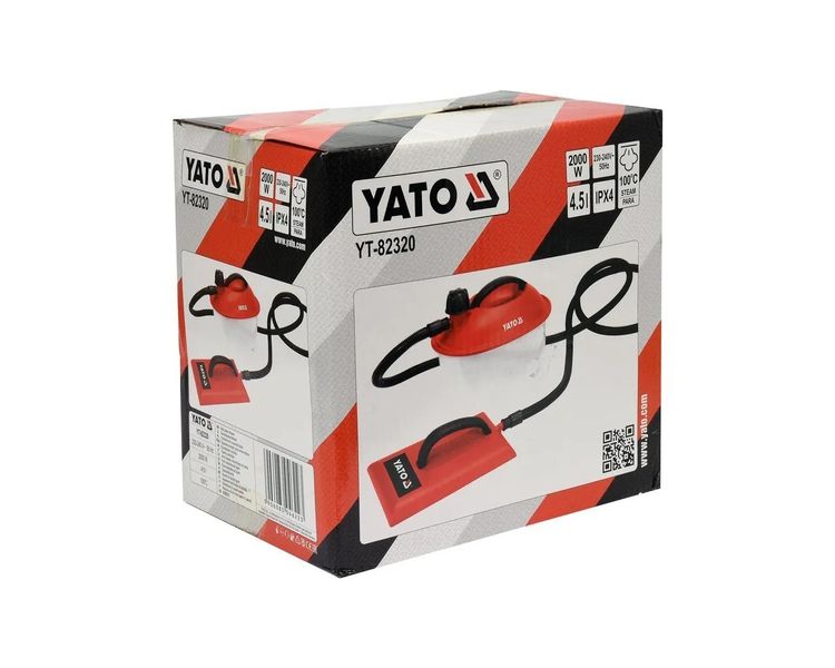 Парогенератор для видалення шпалер YATO YT-82320, 2 кВт, 4.5 л фото