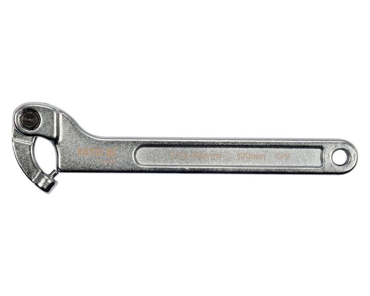 Ключ з круглим штифтом для шліцьових гайок YATO YT-01675, 15-35 мм, 170 мм фото