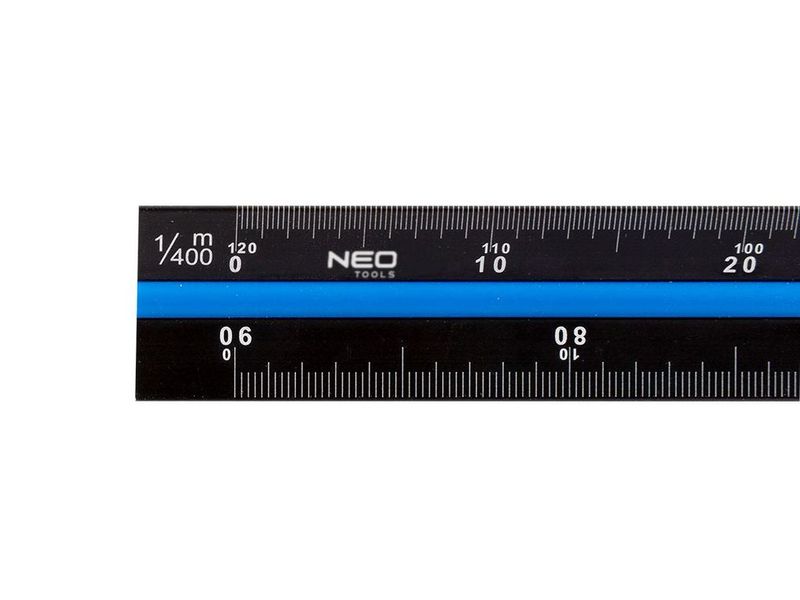 Лінійка масштабна трикутна NEO TOOLS 72-205, 300 мм, алюміній фото