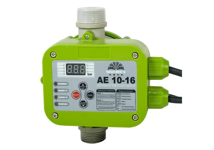 Контроллер давления автоматический Vitals Aqua, до 3.5 кВт, вх/вых G1-B фото